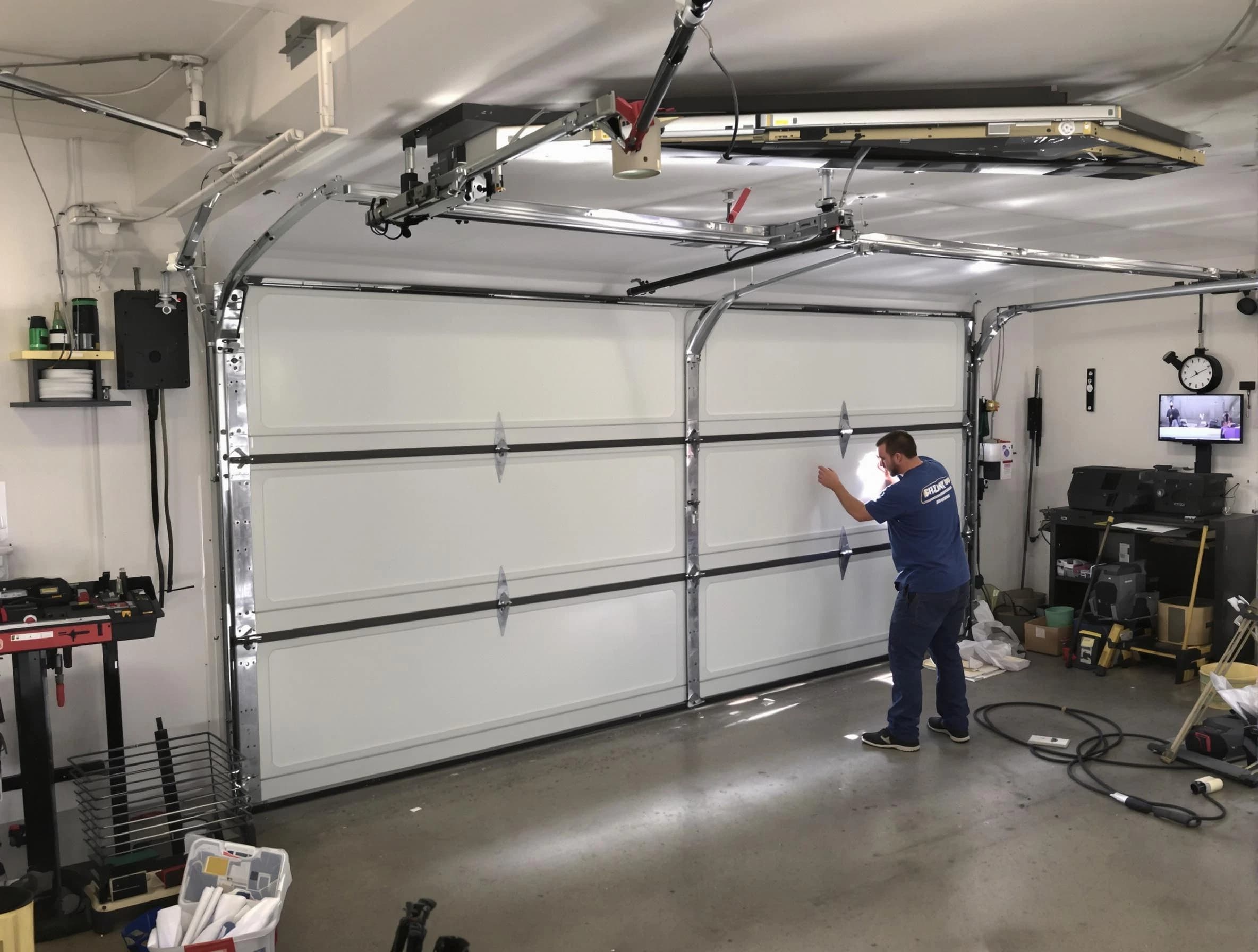 Professional garage door repair service by Hingham Garage Door Repair in Hingham