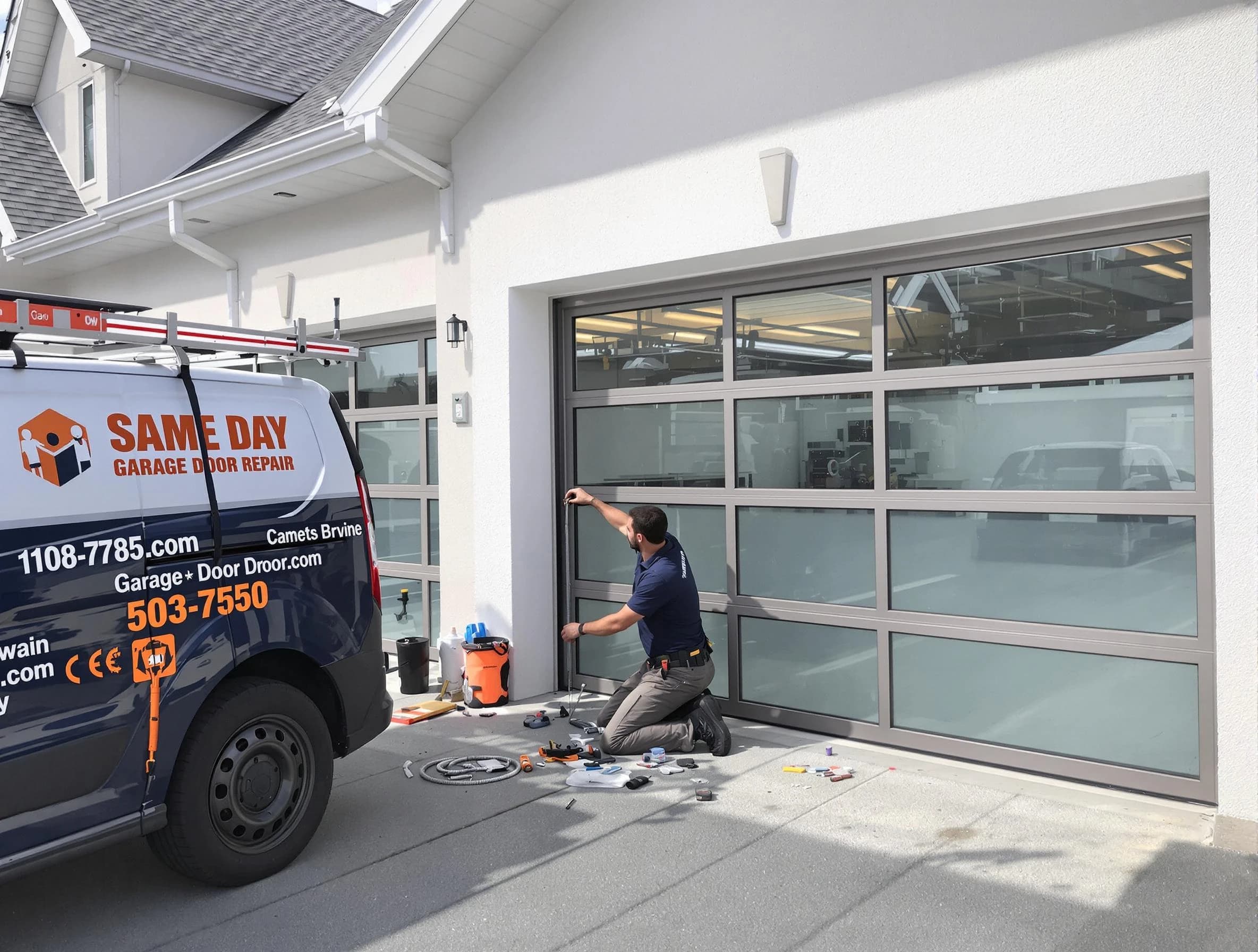 Same-day garage door repair service by Hingham Garage Door Repair in Hingham
