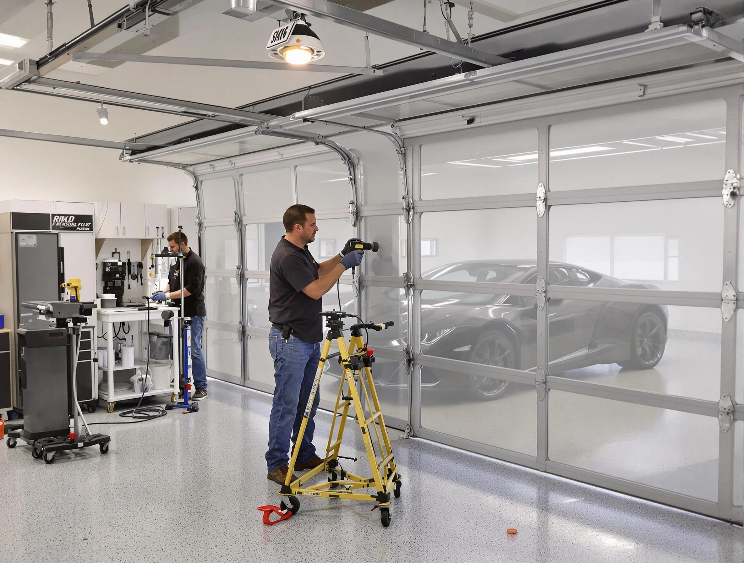 Garage Door Dents Repair in Hingham