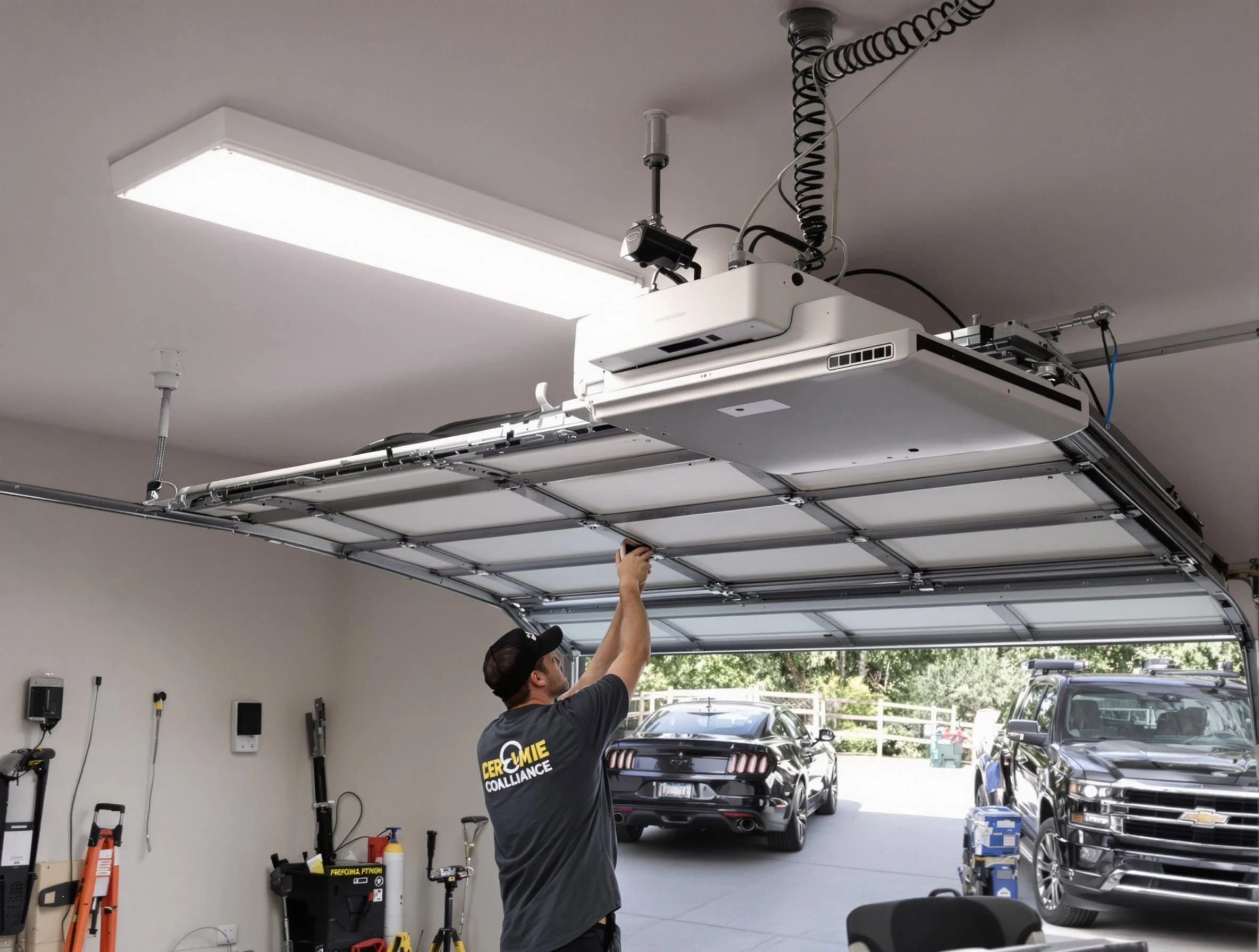 Garage Door Opener Installation in Hingham