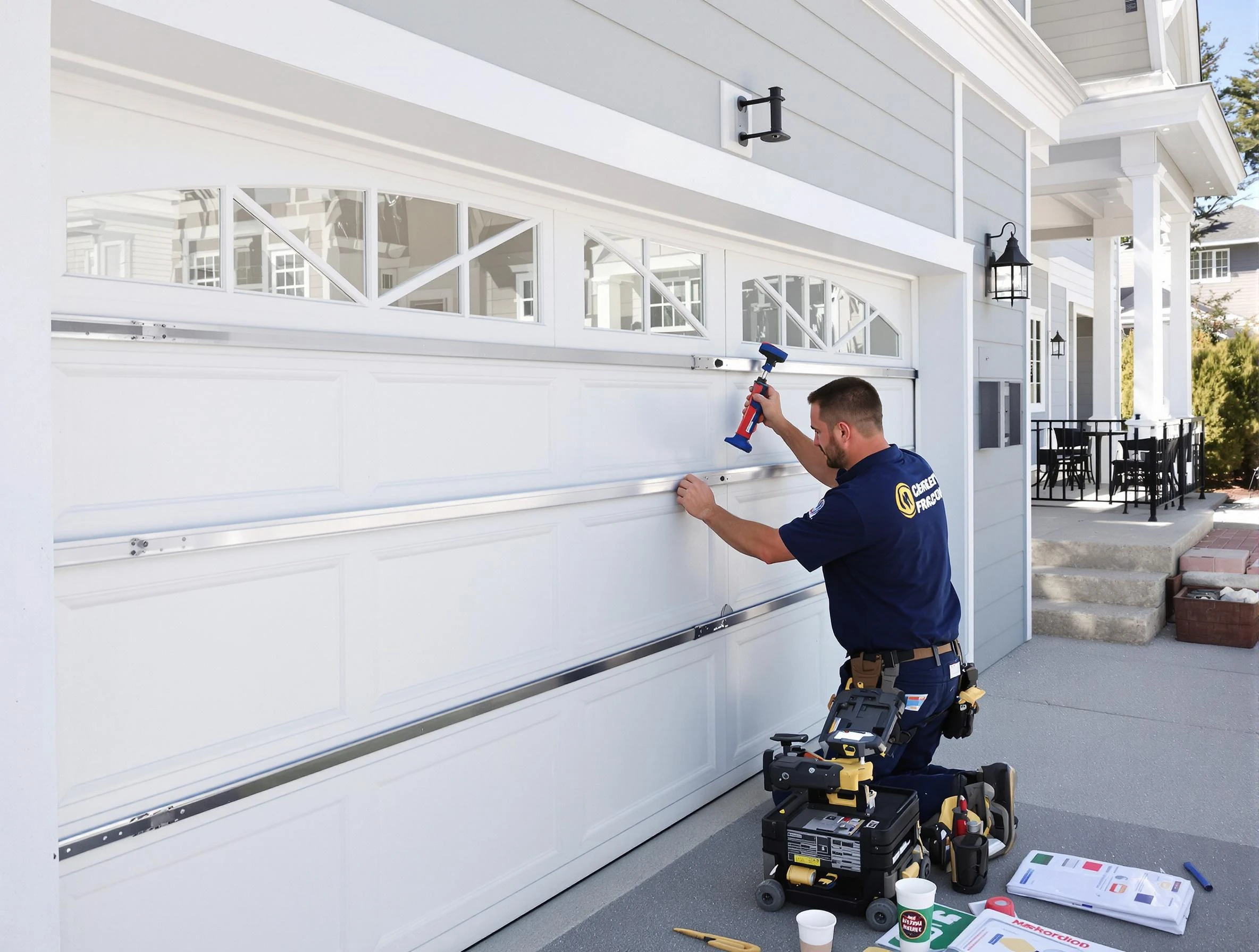 Professional garage door installation by Hingham Garage Door Repair in Hingham