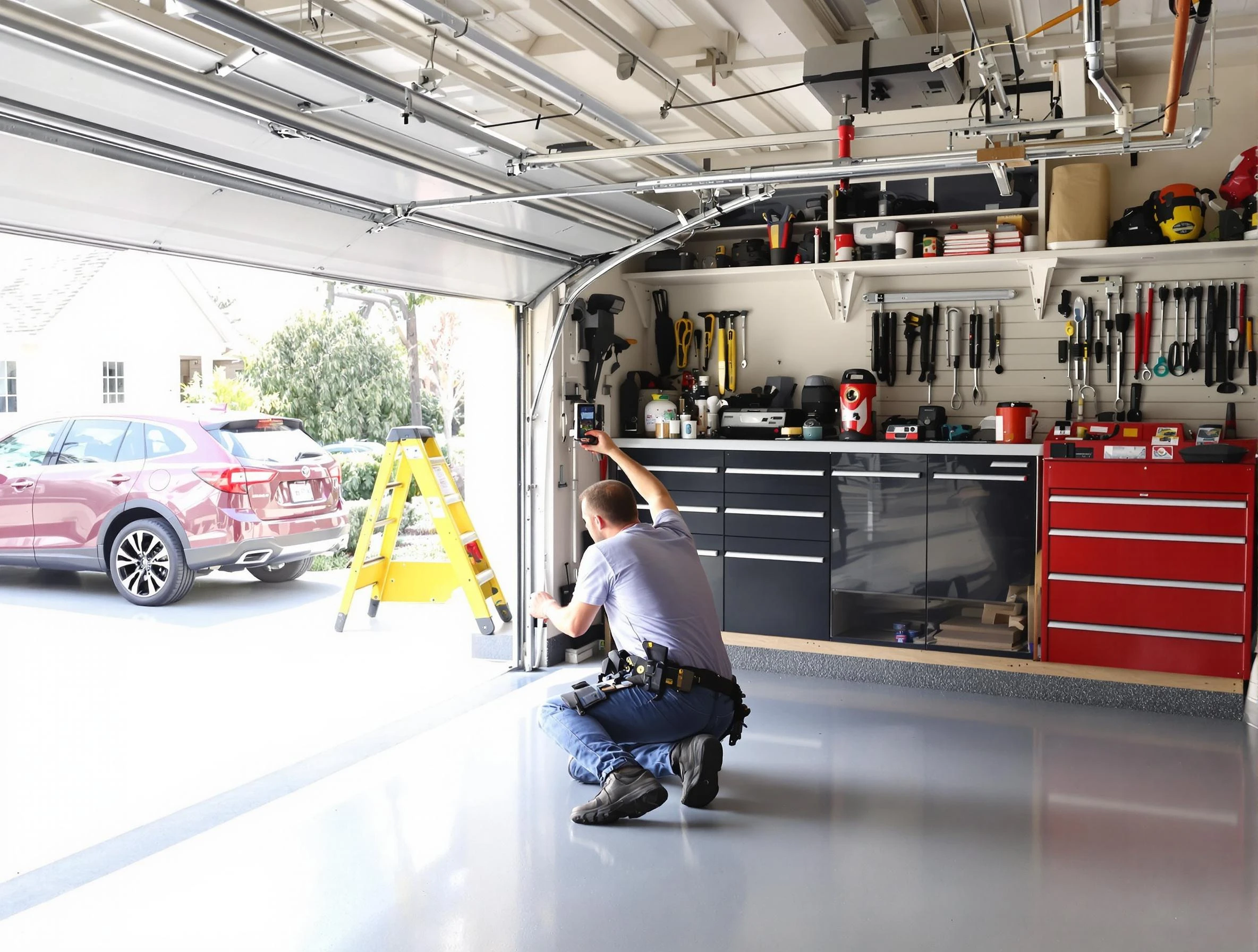Local garage door repair service by Hingham Garage Door Repair in Hingham