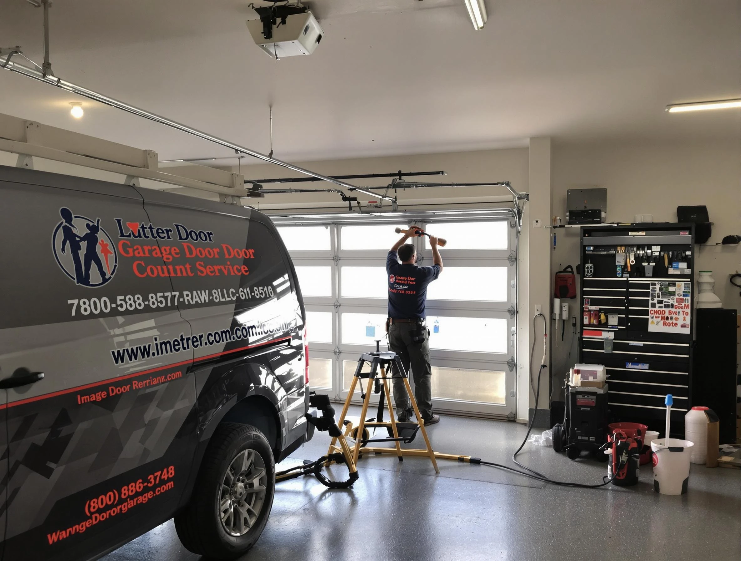 Hingham Garage Door Repair rapid response team performing same-day repair in Hingham